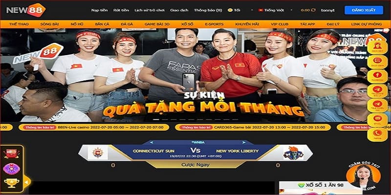 Ưu điểm New88 đem lại khi chơi caro online